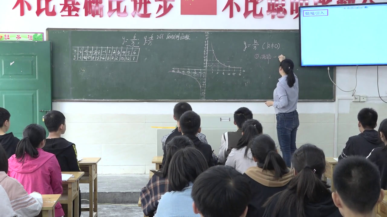 湘教版数学九上《1.2反比例函数的图象与性质（1）》重庆市老师-