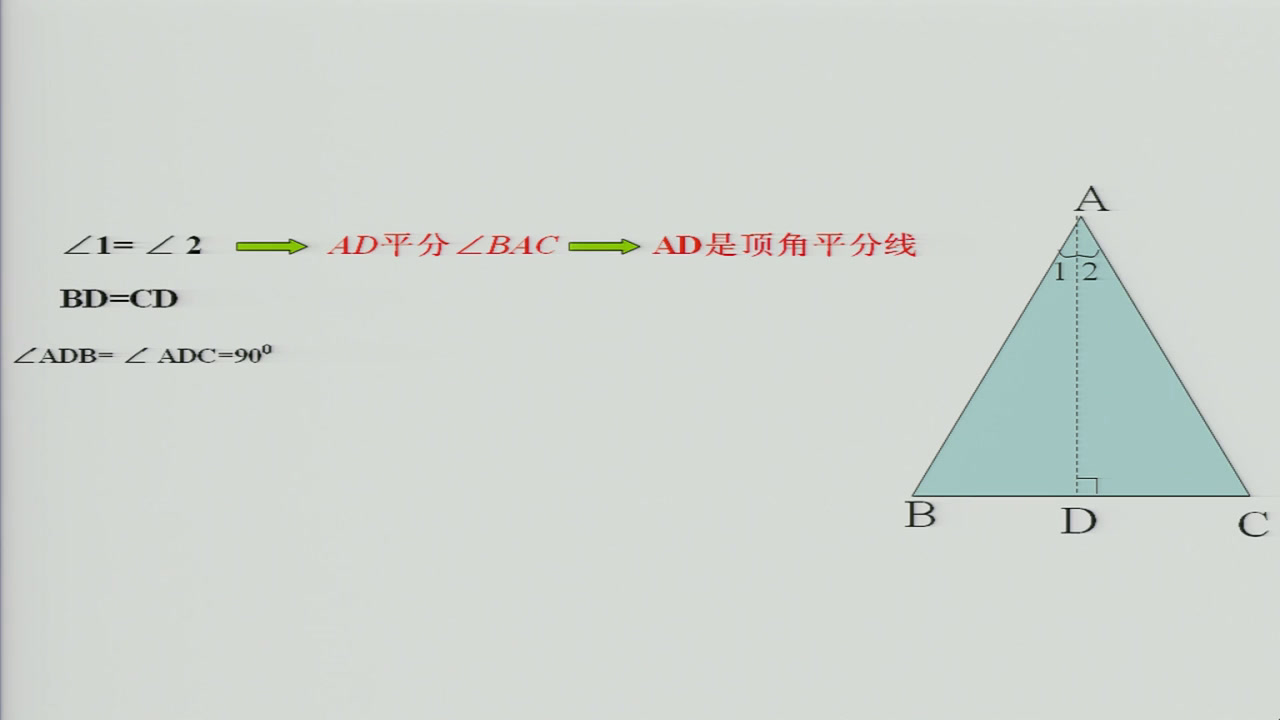 1.初中数学北师大2011版七下《等腰三角形的轴对称性》全国一等奖