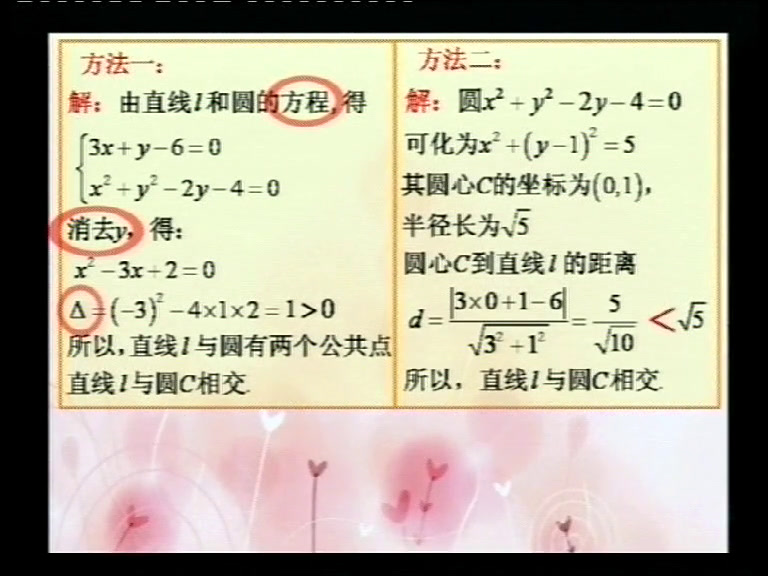 人教A版数学必修2《4.2直线、圆的位置关系》河南戴老师-省一等奖