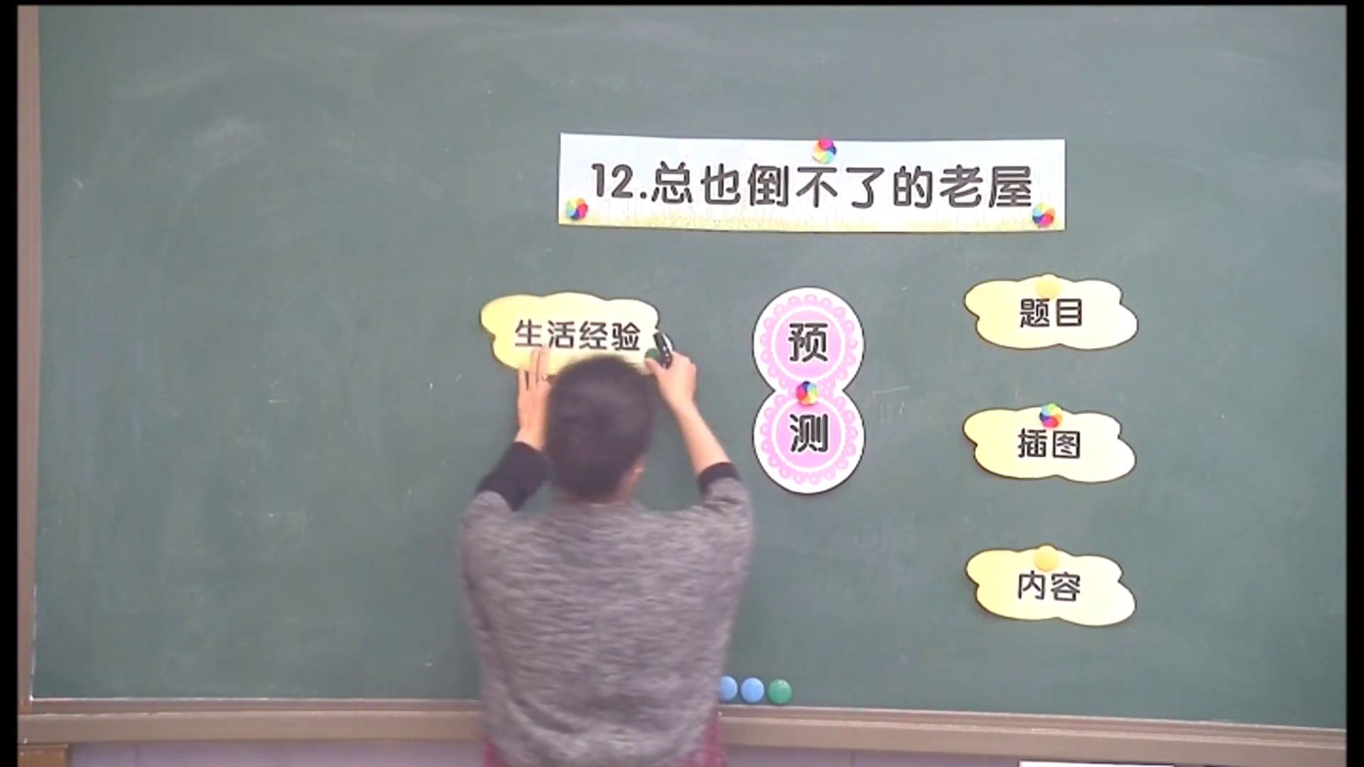 部编版语文三上《12总也倒不了的老屋》湖南肖老师-市一等奖