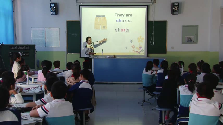 冀教版英语四上《Lesson4ShoesandSocks》河北王老师-县级优课