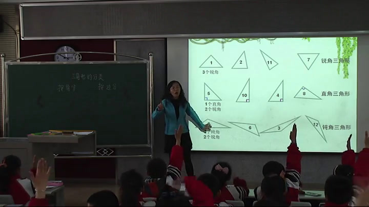 苏教版数学四下《4、三角形的分类》青海边老师-全国一等奖