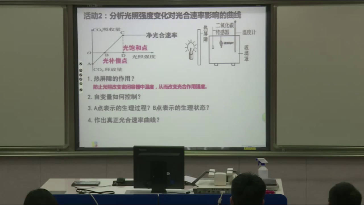 苏教版生物必修1《影响光合作用的环境因素》江苏钱老师-市一等奖