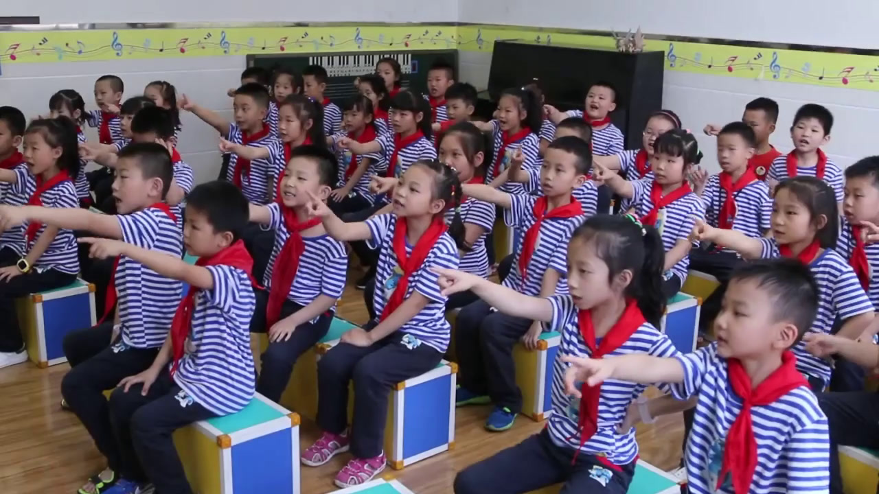 人教版音乐一下《唱歌　小雨沙沙》重庆童老师-全国一等奖