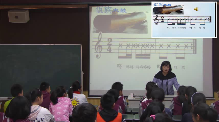 苏少版音乐六下《唱敲起我的小木鼓咿唷嘞啦巴鲁瓦》江苏朱老师-县级优课